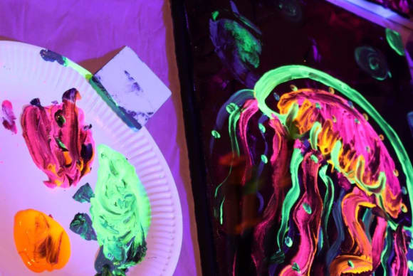 Blacklight Art Workshop Osnabrück