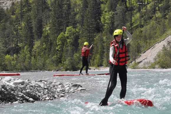 SUP Tour auf der Isar