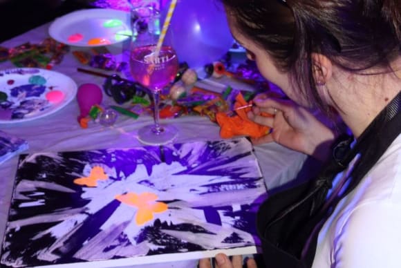 Blacklight Art Workshop