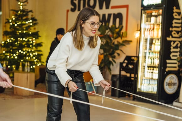 Weihnachtliche Gameshow Berlin 