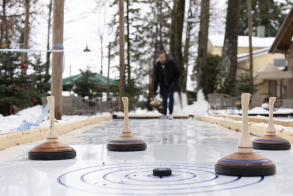 Eisstockschießen bei München