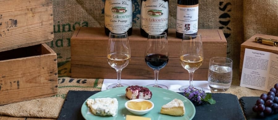 Käse und Wein Tasting 
