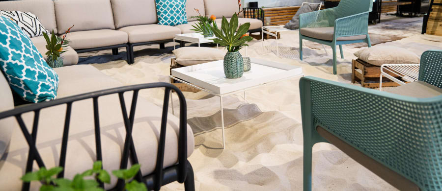 Eventlocation Eventlagune mit Sandboden 