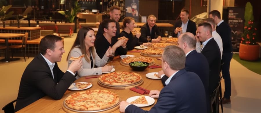 Weihnachtsfeier in der Hafencity