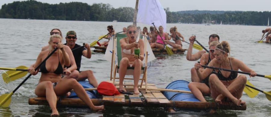 Floßbau Plötzensee