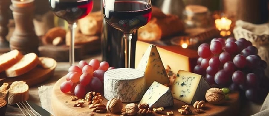 Italienischer Wein & Käse Abend