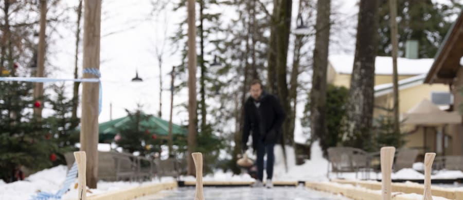 Eisstockschießen bei München