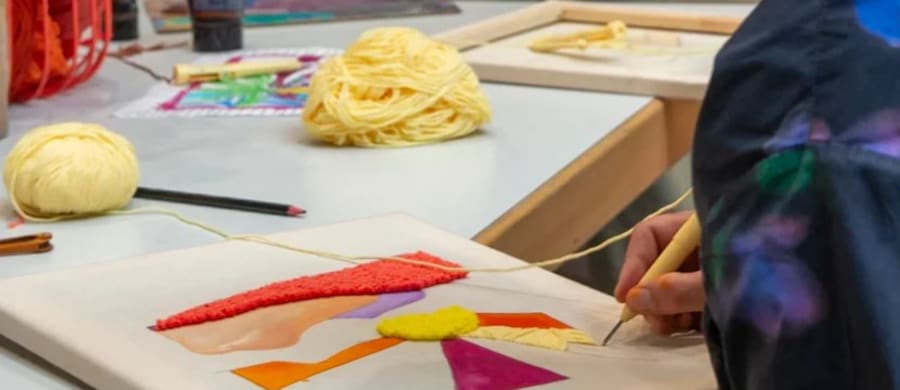 Punch Needle trifft Acryl München 