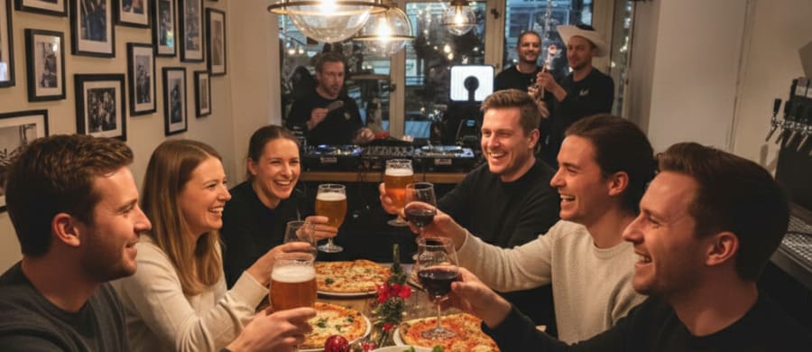 Weihnachtliches Pub-Dinner im Grindelhof