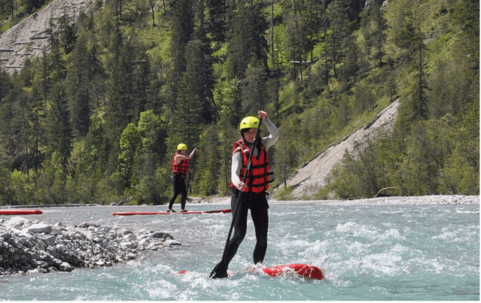 SUP Tour auf der Isar
