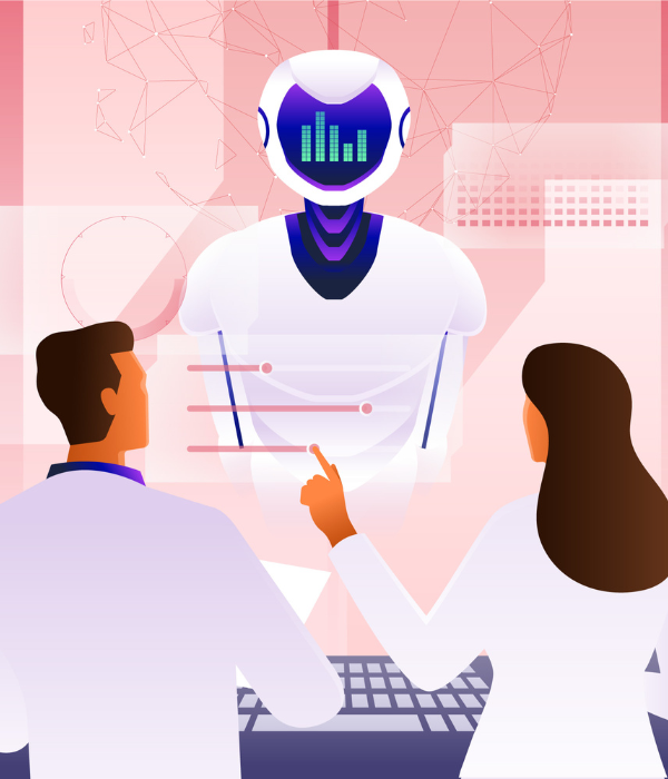 AI Consultancy Team Illustration