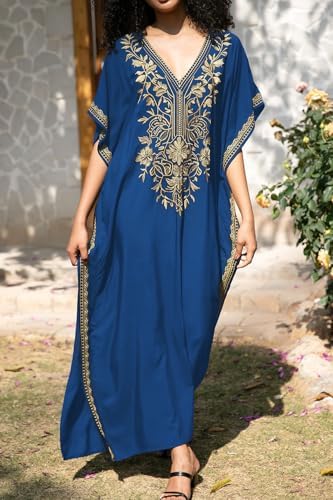 Vue 5 de Femmes Boheme Broderie Caftan