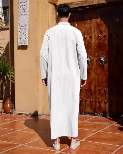 Vue 4 de Thobe Marocain Capuche