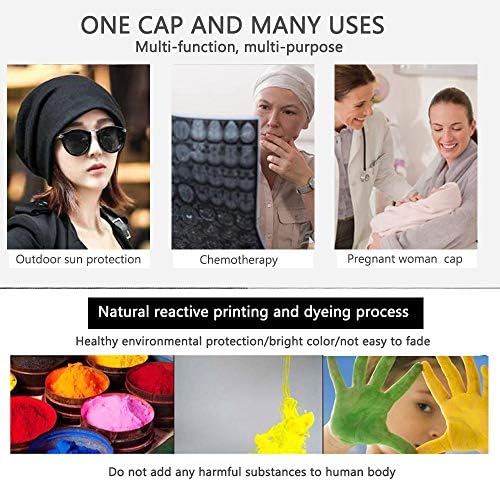 Vue 5 de Bonnet Slouchy Cancer Chimio