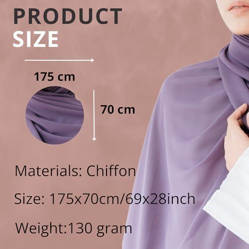 Vue 3 de Noor Pcs Hijab Scarfs