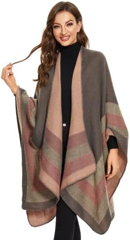 Vue 6 de Poncho Femme Hiver Elegant