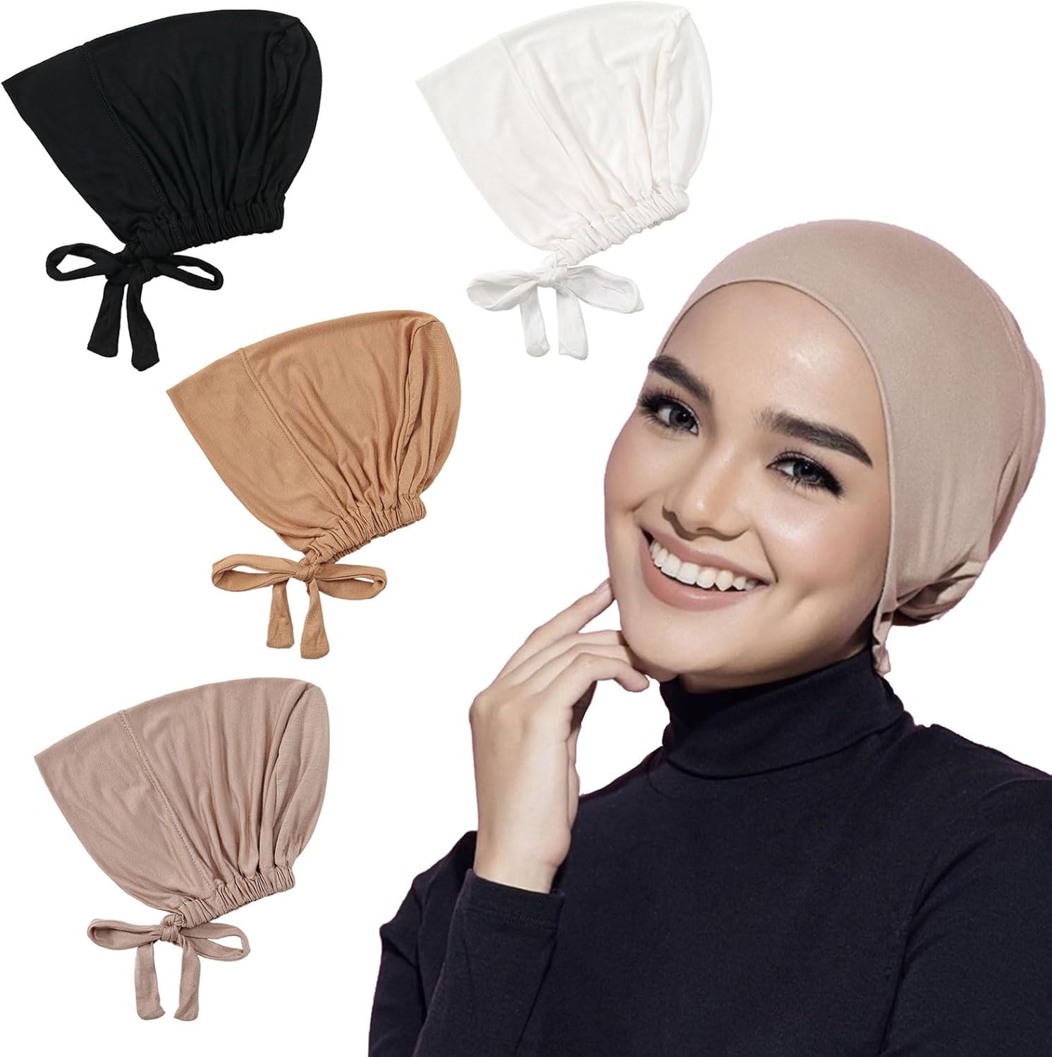 Pieces Bonnet Hijab Femme
