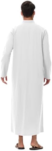 Vue 4 de Musulman Qamis Homme Manches