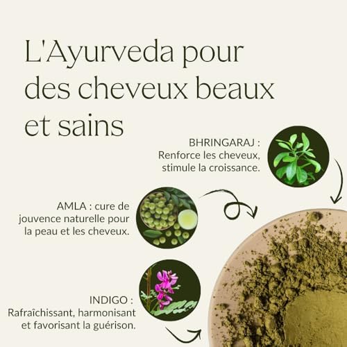 Vue 7 de Khadi Chatain Cendre Coloration