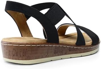 Vue 5 de Sandales Plates La