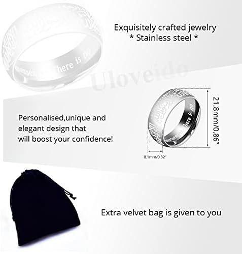 Vue 7 de Bague Musulmane Mohammad