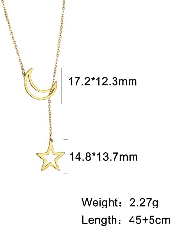 Vue 5 de Collier Pendentif Croissant De