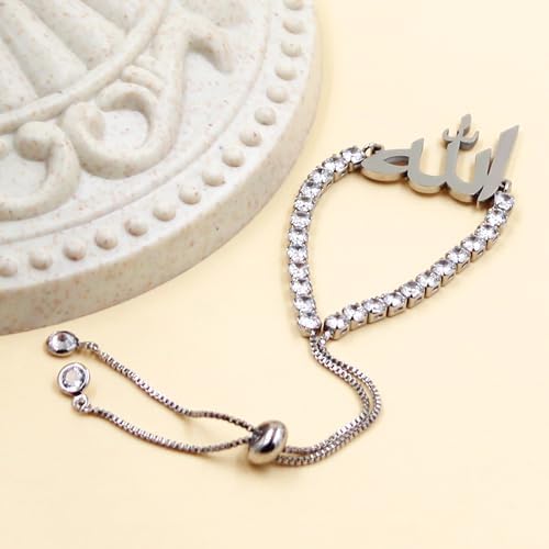 Vue 5 de Bracelet Allah Pour Hommes