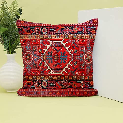 Vue 6 de Housse De Coussin Rouge