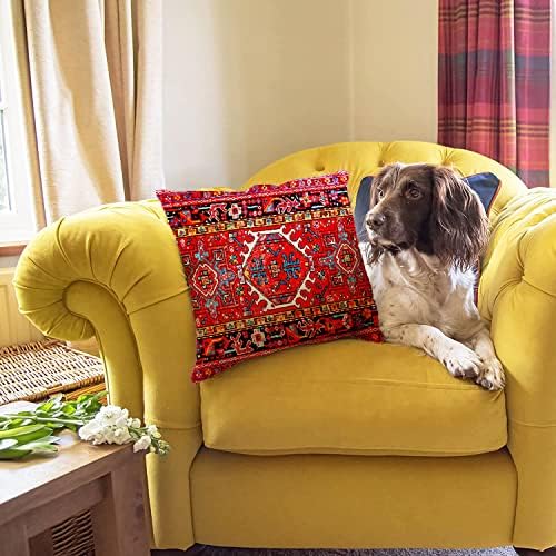 Vue 7 de Housse De Coussin Rouge