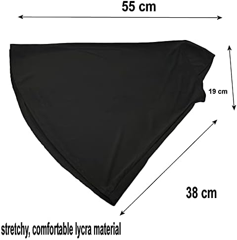 Vue 4 de Foulard Hijab Uni Amira