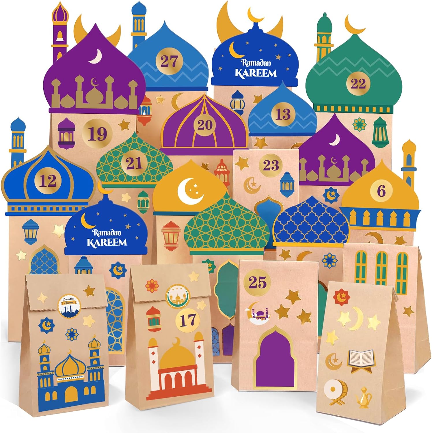 Gaeymy Calendrier Ramadan Decoration