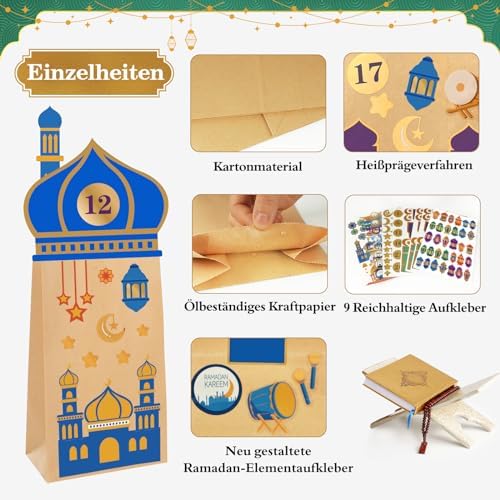 Vue 4 de Gaeymy Calendrier Ramadan Decoration