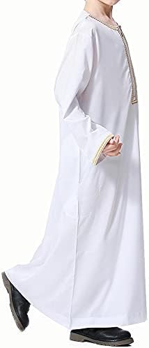 Vue 4 de Djellaba Blanc Pour Enfant