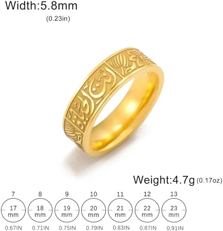 Vue 6 de Bagues En Acier Inoxydable