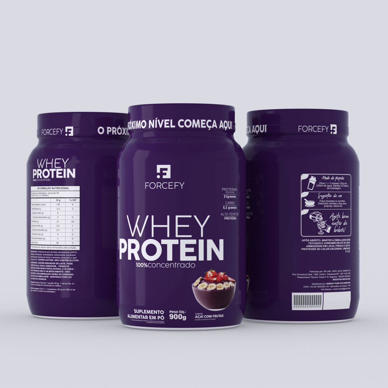 Imagem de Whey Protein Sabor Açai com Frutas