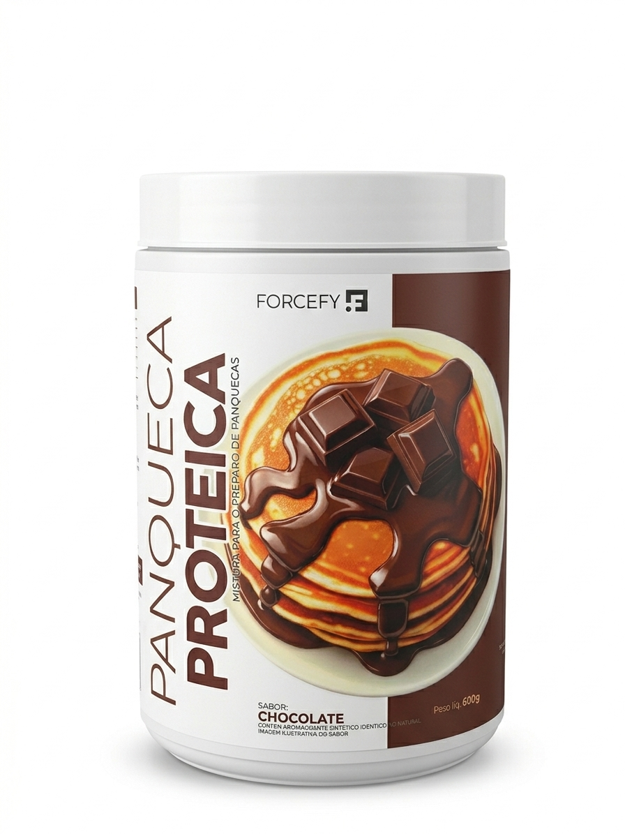Imagem de Panqueca Proteica Forcefy 600g Sabor:Chocolate