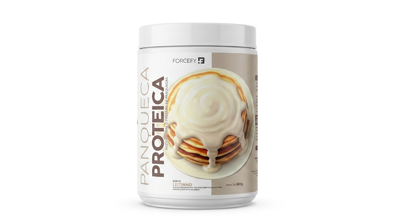 Imagem de Panqueca Proteica Forcefy 600g Sabor:Leitinho