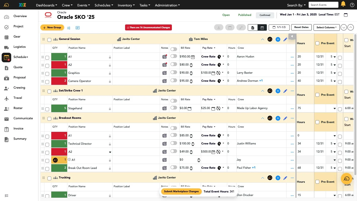 Crew Management Q3-4 Feature Releases 2024