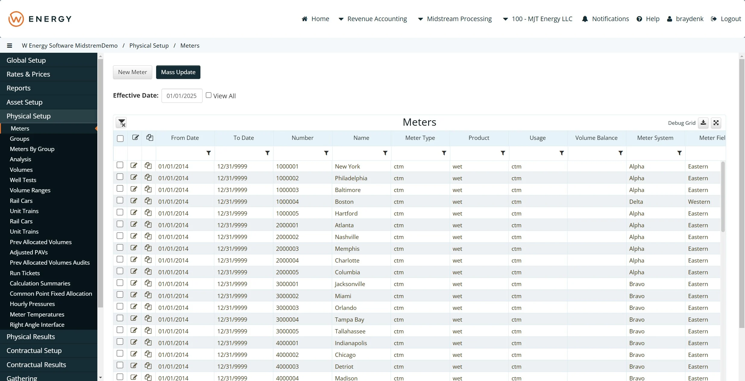 Plant Accounting Tour