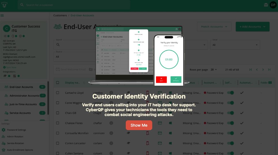 Customer Workforce Verification