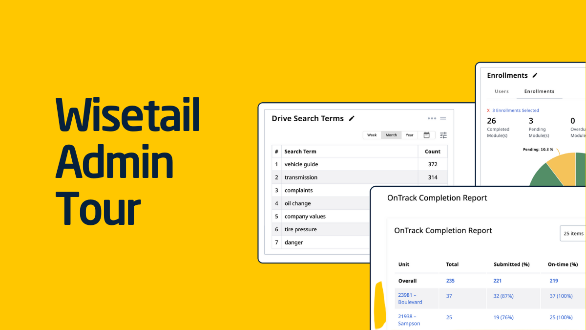 Admin Tour | Wisetail Platform