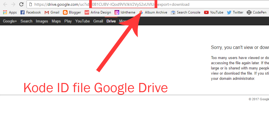 How to Download a File on Google Drive that Limit Access