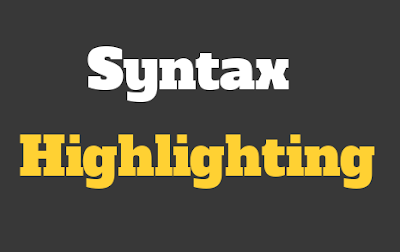 syntax Highlighter syntax Highlighter