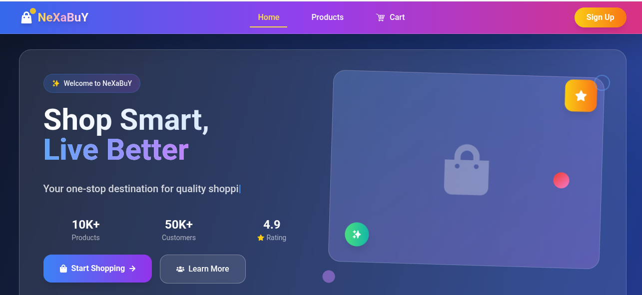 NeXa BuY - E-commerce Platform