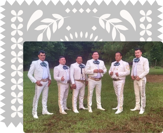 Foto de la banda de mariachi en uno de los eventos de Carolina del Norte y Sur