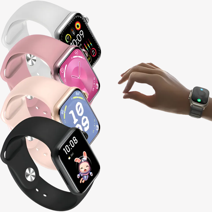 Relógio GS9 Mini 41MM 2 Pulseiras