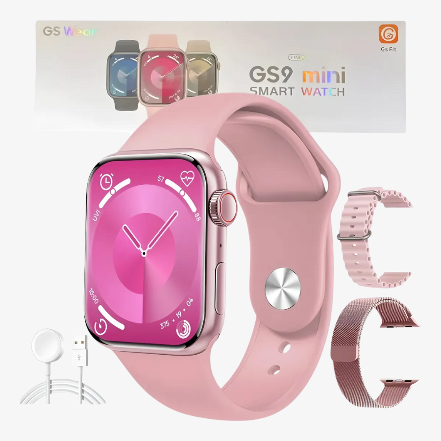 Relógio GS9 Mini 41MM 2 Pulseiras – foto 5