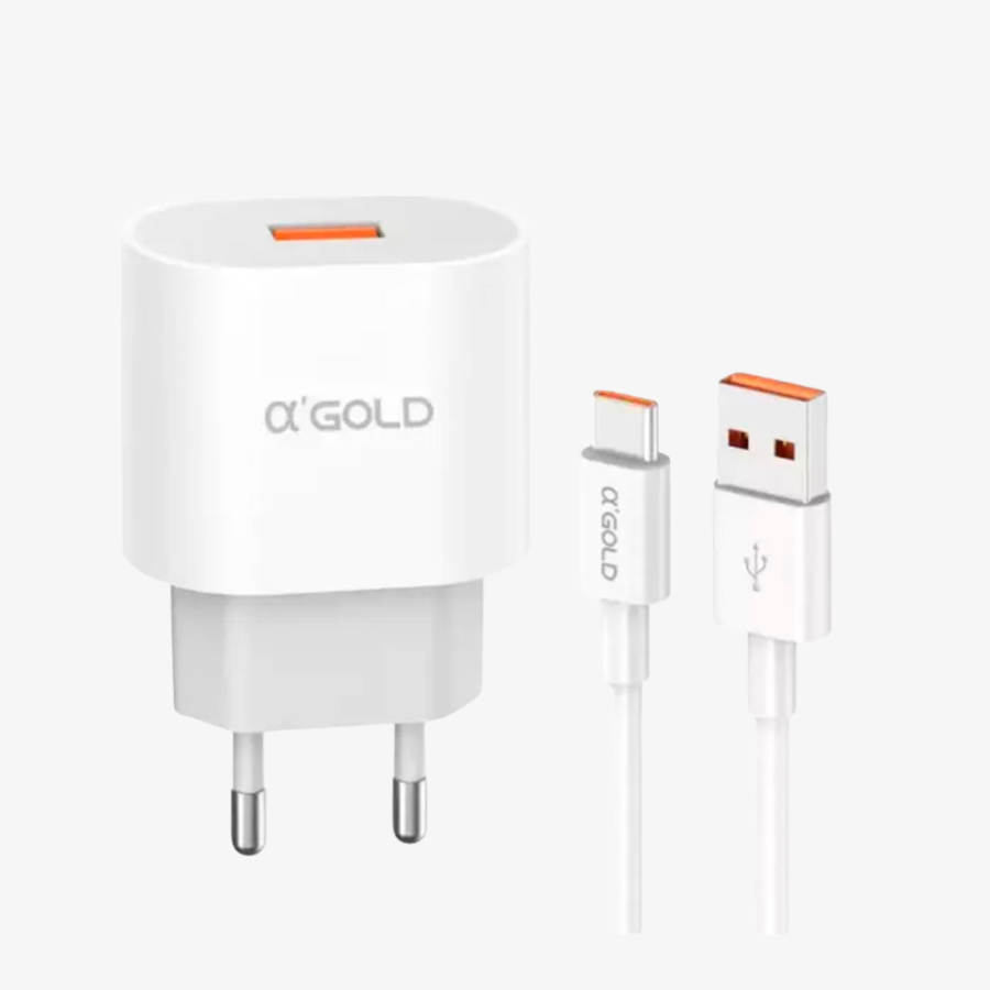 Carregador Turbo 30W TIPO-C para TIPO-A