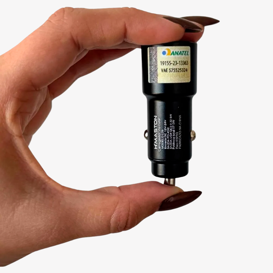 Fonte Veicular Turbo 67.5 W 2 Saídas USB-A / USB-C – foto 4