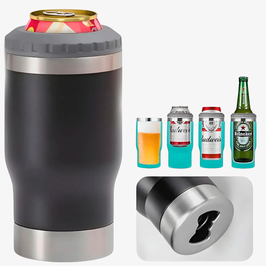 Copo Long Neck e latinha com tampa 420ML